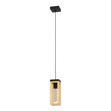 EGLO Nafferton Hanglamp - E27 - 10 cm - Zwart/Bruin product