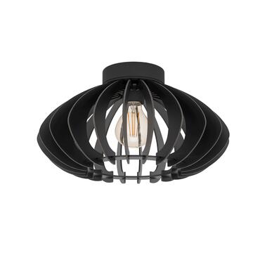 EGLO Cossano 3 plafondlamp - E27 - Ø38 cm - Hout - Zwart product