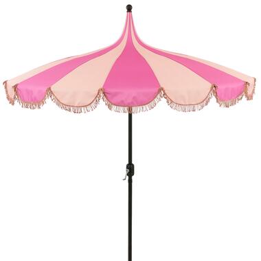 In The Mood Collection Rissy Parasol - H238 x Ø220 cm - Roze product