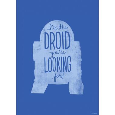 Sanders & Sanders poster - Star Wars - blauw - 50 x 70 cm - 612173 product