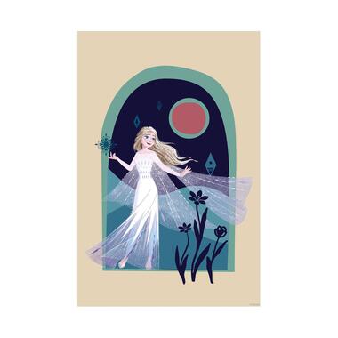 Komar poster - frozen - beige, donkerblauw en groen - 30 cm x 40 cm - 612837 product