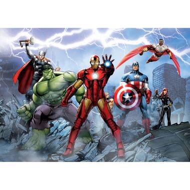 Sanders & Sanders poster papier - The Avengers - blauw, rood en groen product