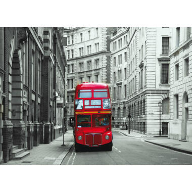 Sanders & Sanders poster - Londen - grijs en rood - 160 x 110 cm - 600689 product