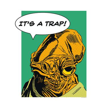 Sanders & Sanders poster - Star Wars Classic Comic Quote Ackbar product