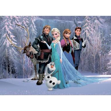 Sanders & Sanders poster papier - Frozen - paars en blauw - 1,56 x 1,12 m product