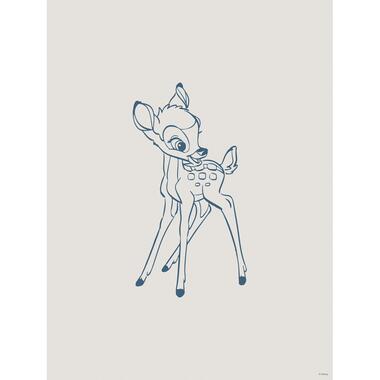 Komar poster - bambi - grijs en blauw - 40 cm x 50 cm - 612829 product