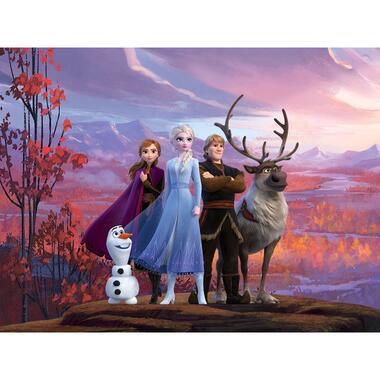 Sanders & Sanders poster papier - Frozen - paars en blauw - 2,52 x 1,82 m product