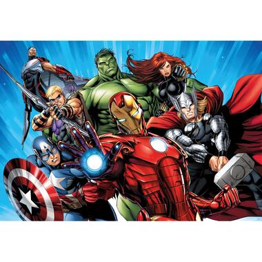 Sanders & Sanders poster - The Avengers - blauw, groen en rood - 1,6 x 1,1 m product