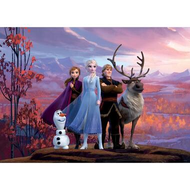 Sanders & Sanders poster papier - Frozen - paars en blauw - 1,56 x 1,12 m product