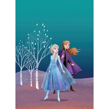 Komar poster - Frozen Anna & Elsa - blauw en paars - 50 x 70 cm - 610154 product