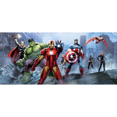 Sanders & Sanders poster - The Avengers - blauw, groen en rood - 0,9 x 2,02 m product