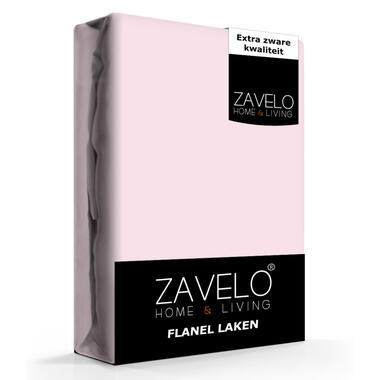 Zavelo Flanel Laken Roze-1-persoons (150x260 cm) product