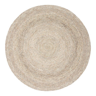 Interieur05 rond vloerkleed Gapo grijs/bruin - 180 x 180 cm product