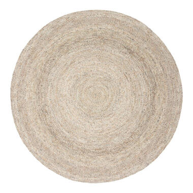 Interieur05 rond vloerkleed Gapo grijs/bruin - 220 x 220 cm product