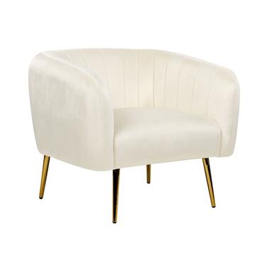 LACONIA - Fauteuil - Beige - Fluweel product