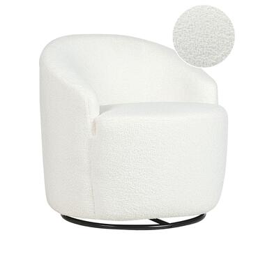 DAVIK - Fauteuil - Wit - Polyester product