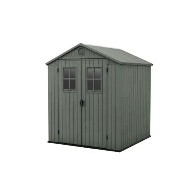 Keter Darwin 66 Tuinhuis - dubbele deuren + ramen - 190x183x221 cm - Groen product