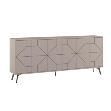 Emob Wood Fashion Console 184cm - Licht Mokka - 18mm Dik product