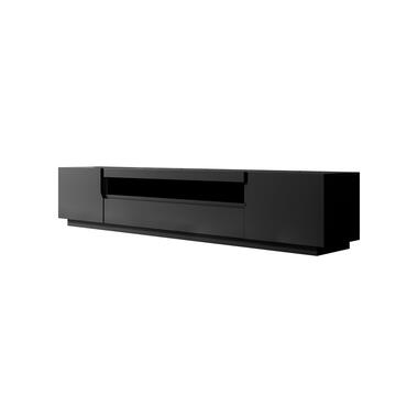 Meubella TV-Meubel Dylan - Mat zwart - 200 cm product