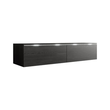 Meubella TV-Meubel Dixon - Zwart eiken - 140 cm product