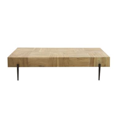 Salontafel Rechthoek 150cm - Naturel Acaciahout - Blocks product