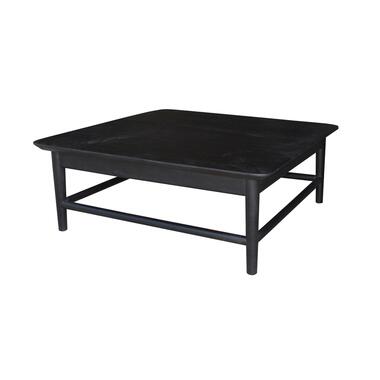 Salontafel Vierkant 100cm - Zwart Mangohout - Lana product