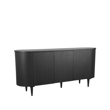 LABEL51 Dressoir Oliva - Zwart - Eiken - 180 cm product