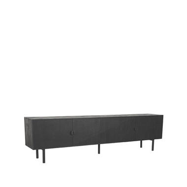 LABEL51 Tv-meubel Cotia - Zwart - Mangohout - 220cm product
