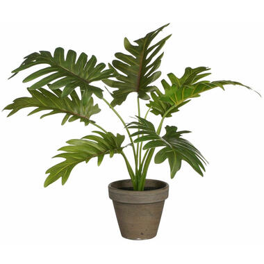 Mica Decoration kunstplant Philodendron - groen - H30 en D27 cm product