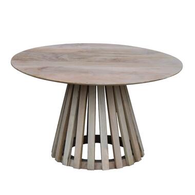 Ronde bijzettafel Rory acaciahout eiken finish Ø70 70x70x41 cm Mangohout product