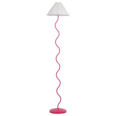JIKAWO - Staande lamp - Roze - Metaal product