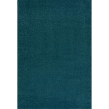 Uni Effen Laagpolig Vloerkleed Modern Blauw - 120x170 CM product