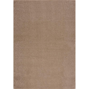 Uni Effen Laagpolig Vloerkleed Modern Beige - 200x290 CM product