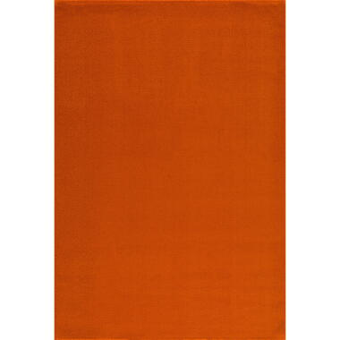 Uni Effen Laagpolig Vloerkleed Modern Oranje - 200x290 CM product