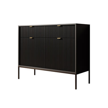 Meubella Dressoir Navil - Zwart - 104 cm product