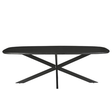 Livingfurn - Eetkamertafel Jesper Deens Ovaal Black 230cm - Mangohout product