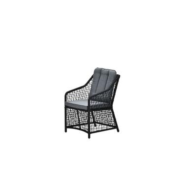 Garden Impressions Vasto dining fauteuil - rope black - mystic grey product