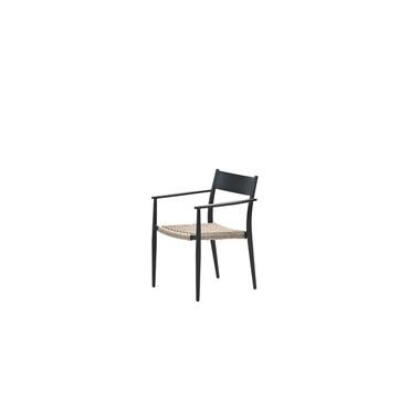 Garden Impressions Richmond dining fauteuil - carbon black - natural product