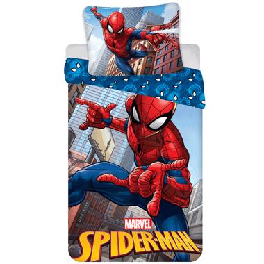 SpiderMan Dekbedovertrek City - Eenpersoons - 140 x 200 cm - Katoen product