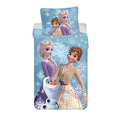 Disney Frozen Dekbedovertrek Sneeuwvlokje - Eenpersoons - 140 x 200 cm - Katoen product