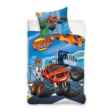 Blaze Dekbedovertrek, Trucks - Eenpersoons - 140 x 200 cm - Katoen product