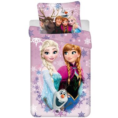 Disney Frozen Dekbedovertrek Elsa en Anna - Eenpersoons - 140 x 200 cm - Katoen product