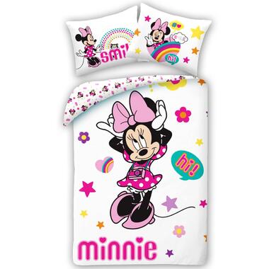 Disney Minnie Mouse Dekbedovertrek, Smile - Eenpersoons - 140 x 200 cm - Katoen product