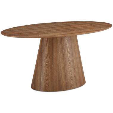 Eettafel Ovaal 160cm - Naturel Eikenhout - 4-6 Personen - Tango product