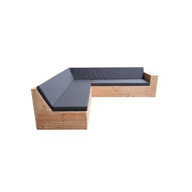 Wood4you - Loungeset 1 Douglas - GL-vorm - incl. kussens - 220cm - 220cm product