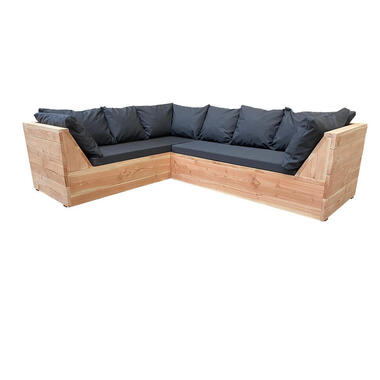 Wood4you - Loungeset 6 Douglashout - incl kussens 200cm - 200cm product