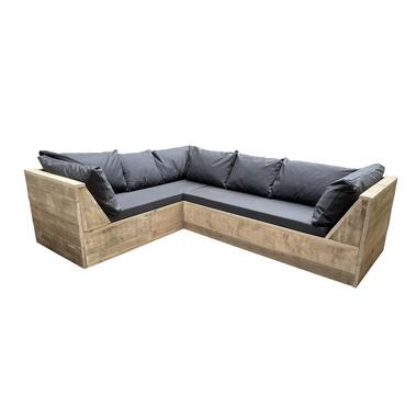 Wood4you - Loungeset - 6 steigerhout - incl Plofkussens - 220cm - 220cm product