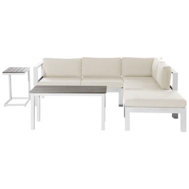 MESSINA - Loungeset voor 5 - Beige - Aluminium product