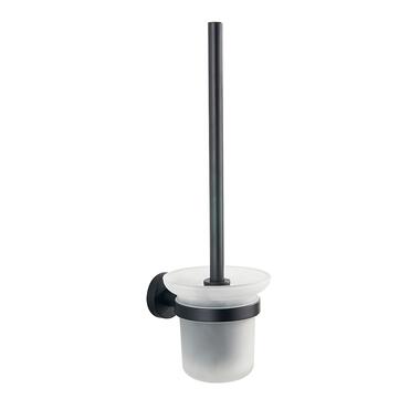 VDN Stainless Toiletborstel met houder - Toiletborstelhouder - Zwart - Hangend product