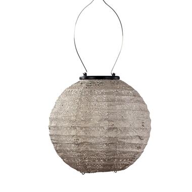 LUMIZ Solar Lampion Spectare Rond - 20 cm - Licht Taupe product